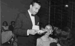 Hugo Romani en Radio Montecarlo, Montevideo Uruguay 1950