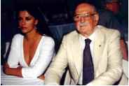 Hugo Romani junto a Lucia Mendez en Miami