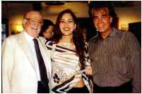 Hugo Romani, "El Puma" Jose Luis Rodriguez y Maria Isabel 